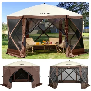 12.5x12.5FT Pop Up Gazebo Screen Tent