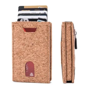 Leather Wallet Multifunctional Card Holder RFID Blocking Case