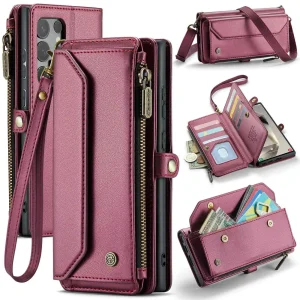 Samsung Galaxy Crossbody Wallet Card Holder Case