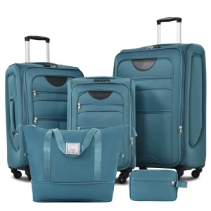 Softside Luggage Expandable 5 Piece Set