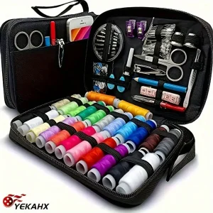 95-Piece Portable Sewing Kit – Emergency Travel Repair Kit with Threads, Needles & Essential Sewing Supplies