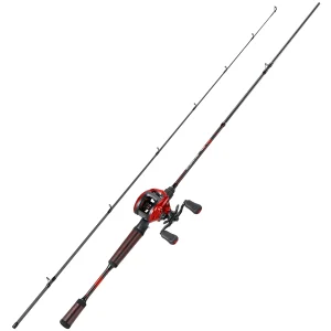 Sougayilang Bass Fishing Rod & Reel Combo – Carbon Fiber Baitcasting Rod with 6.3:1 High-Speed Reel