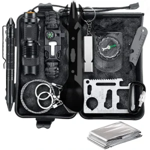 Professional Car Survival First Aid Kit – Outdoor Camping, Hiking & Emergency Gear