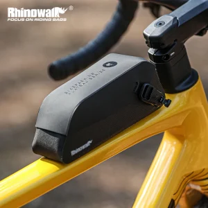 Rhinowalk Bicycle Top Tube Bag – Waterproof Bike Frame Storage Bag for MTB, Road & Gravel Cycling